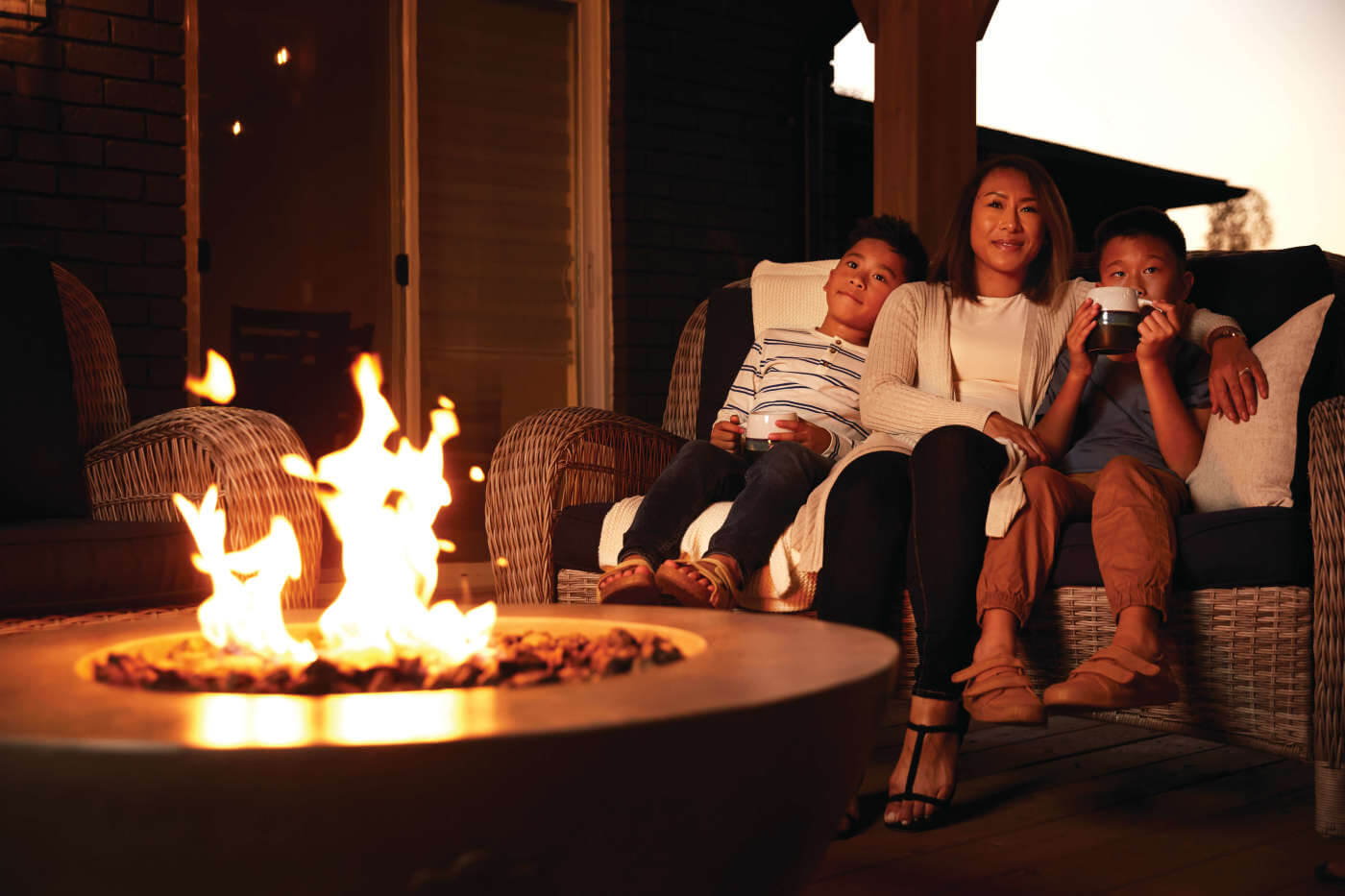 36-Inch Round Fire Table, Nexus Patioflame Table