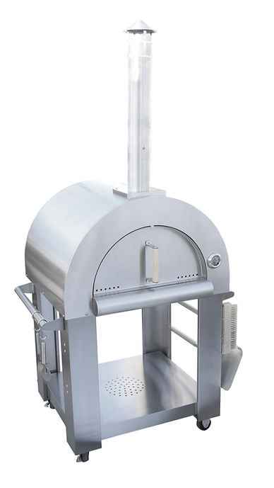 Kokomo Wood Fired Pizza Oven, 32” Stainless Steel, Freestanding or Built-In Options