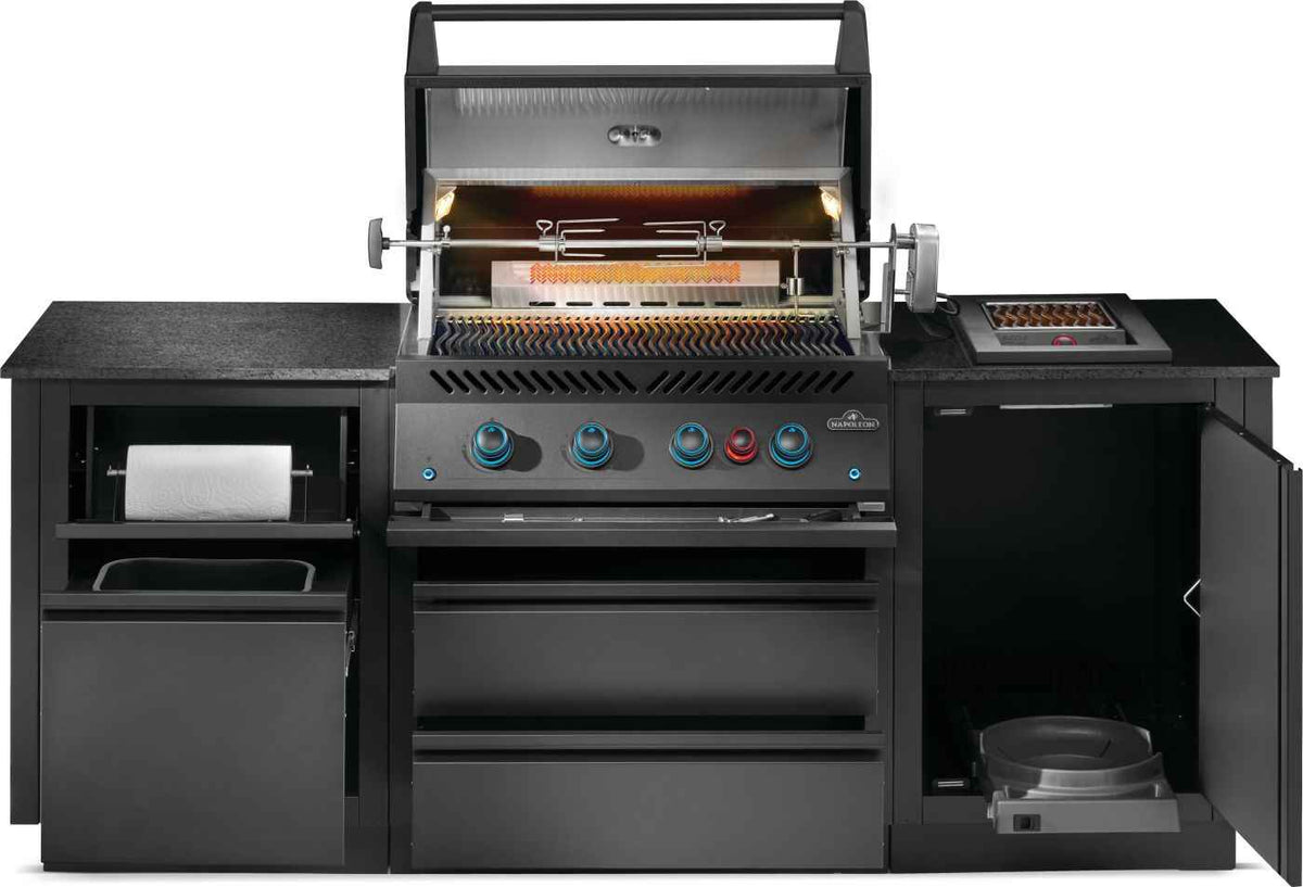 Patio Outdoor Kitchen - Patio Elegance OASIS™ 300 with Built-in 700 Series 32" Gas Grill