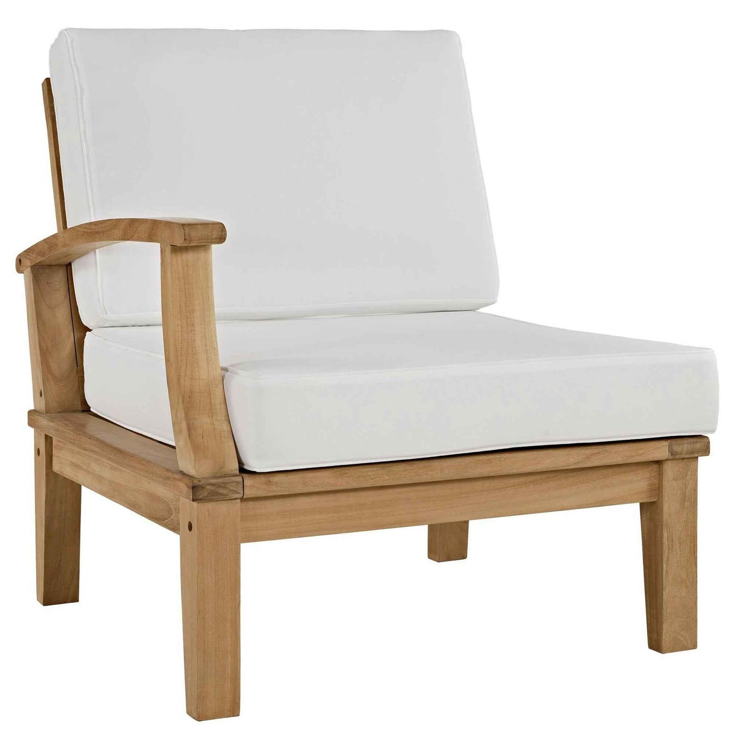 Elegant Patio Marina Teak Outdoor Seating Set - 10-Piece Modway Collection