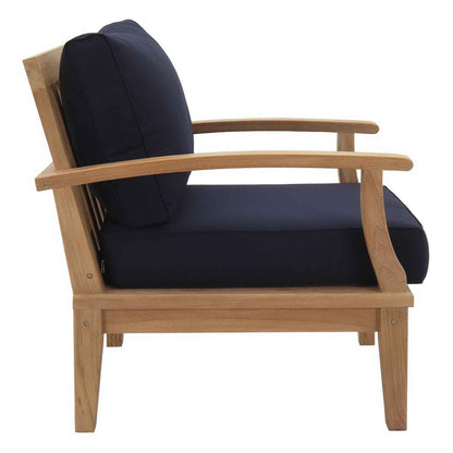 Elegant Patio Outdoor Lounge Set - Marina 9-Piece Teak Collection by Modway