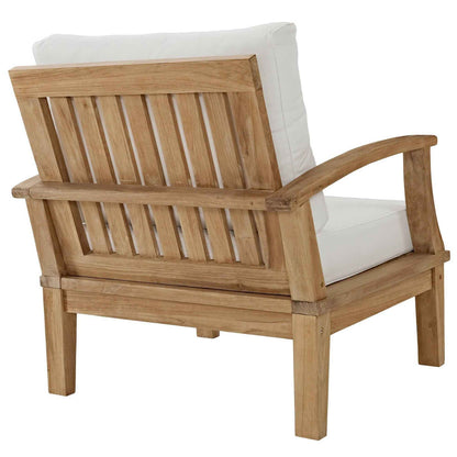 Elegant Patio Outdoor Lounge Set - Marina 9-Piece Teak Collection by Modway