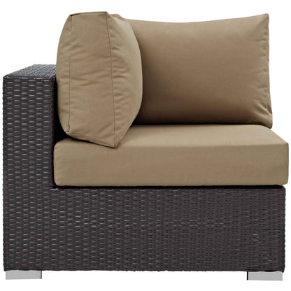 Elegant Patio Outdoor Sectional Set - 10-Piece Convene Lounge Set by Modway
