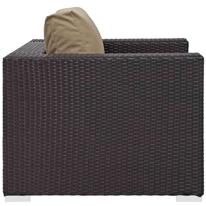 Elegant Patio Outdoor Sectional Set - 10-Piece Convene Lounge Set by Modway