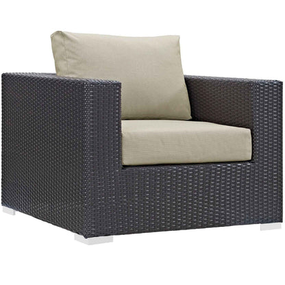 Elegant Patio Outdoor Sectional Set - 10-Piece Convene Lounge Set by Modway