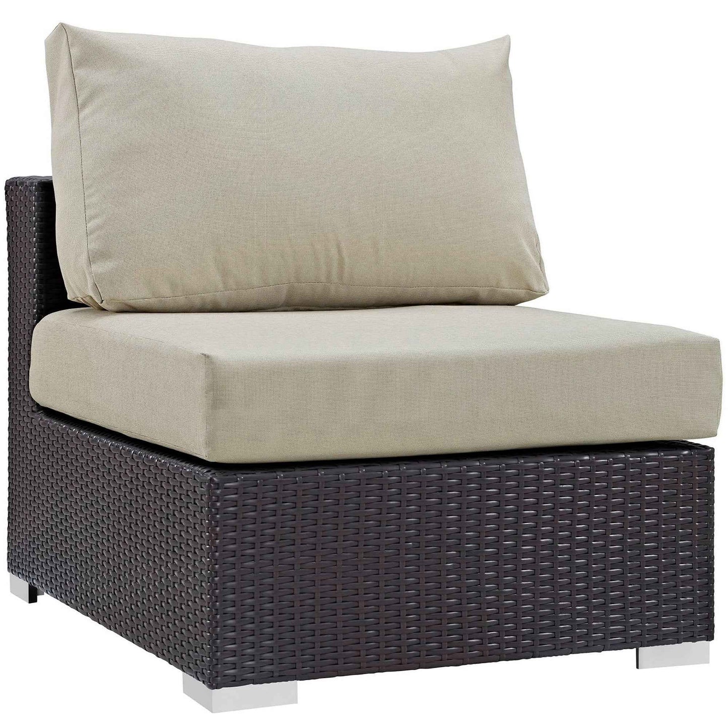 Elegant Patio Outdoor Sectional Set - 10-Piece Convene Lounge Set by Modway