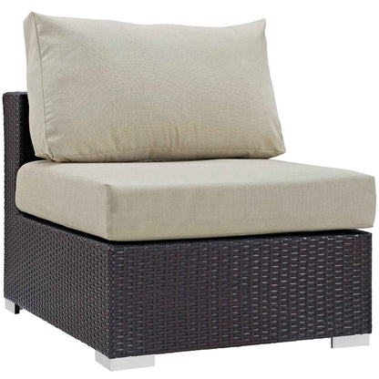 Elegant Patio Outdoor Sectional Set - 10-Piece Convene Lounge Set by Modway