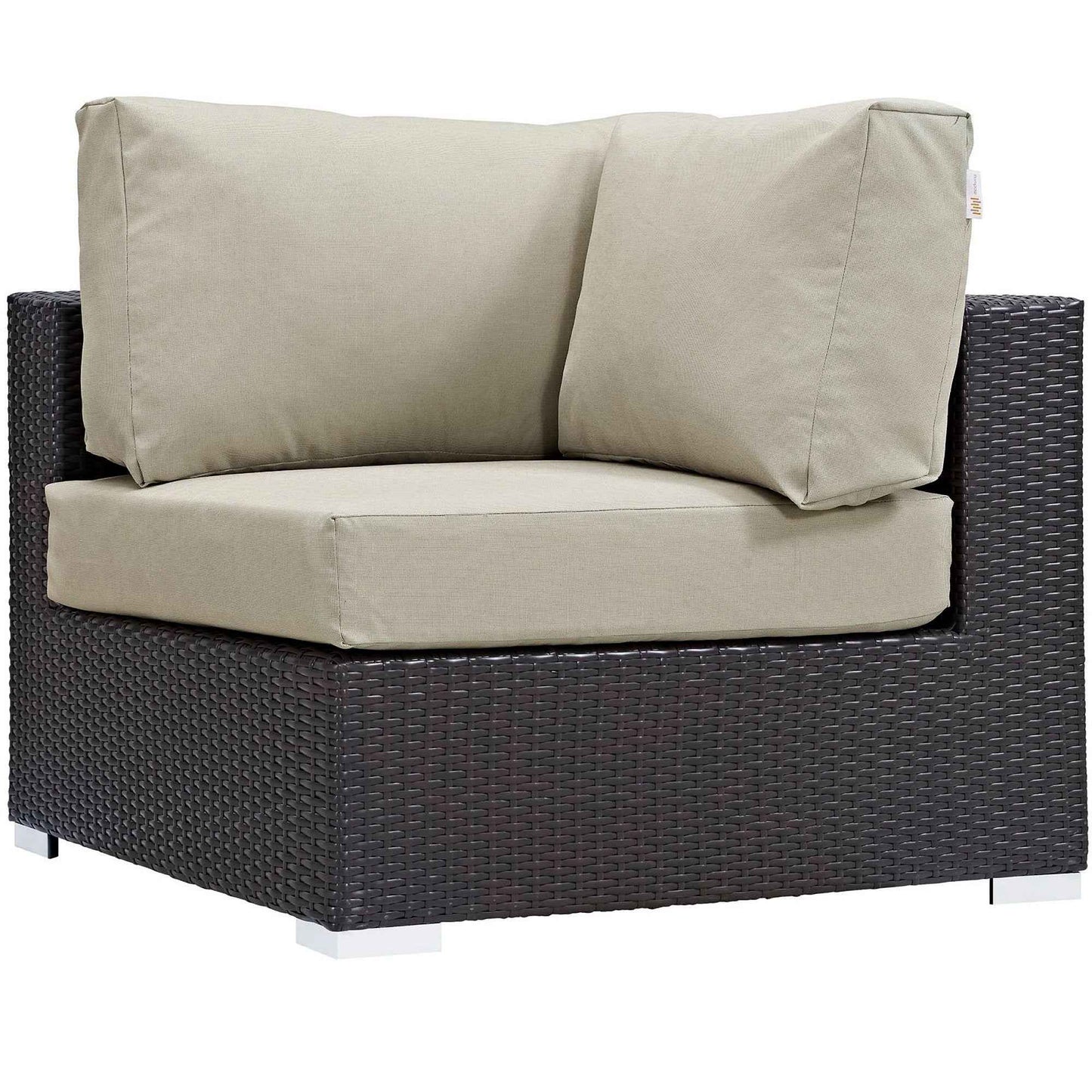 Elegant Patio Outdoor Sectional Set - 10-Piece Convene Lounge Set by Modway