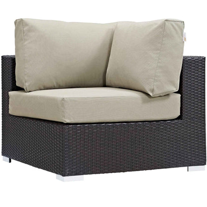 Elegant Patio Outdoor Sectional Set - 10-Piece Convene Lounge Set by Modway