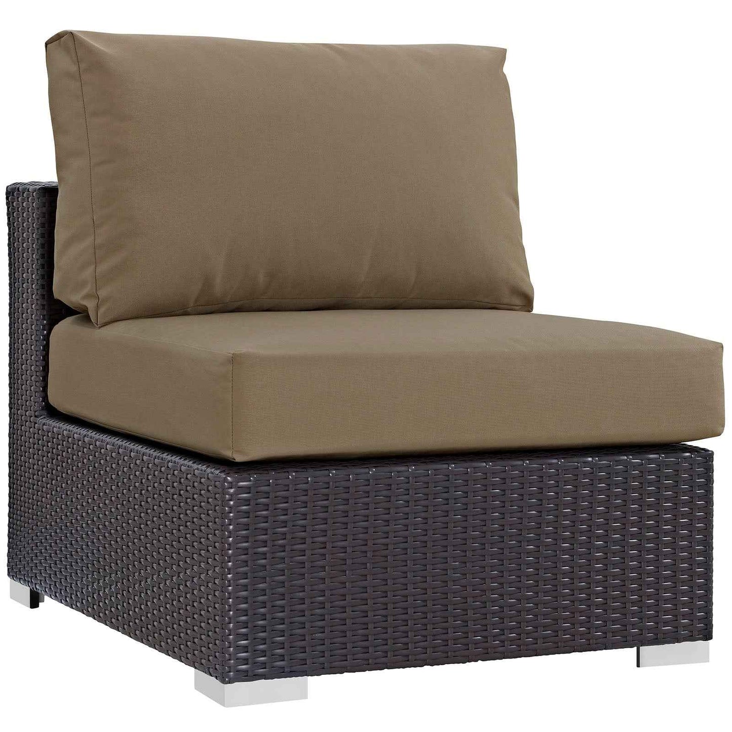 Elegant Patio Outdoor Sectional Set - 10-Piece Convene Lounge Set by Modway