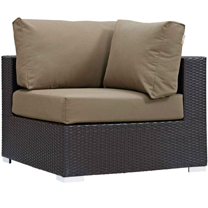 Elegant Patio Outdoor Sectional Set - 10-Piece Convene Lounge Set by Modway
