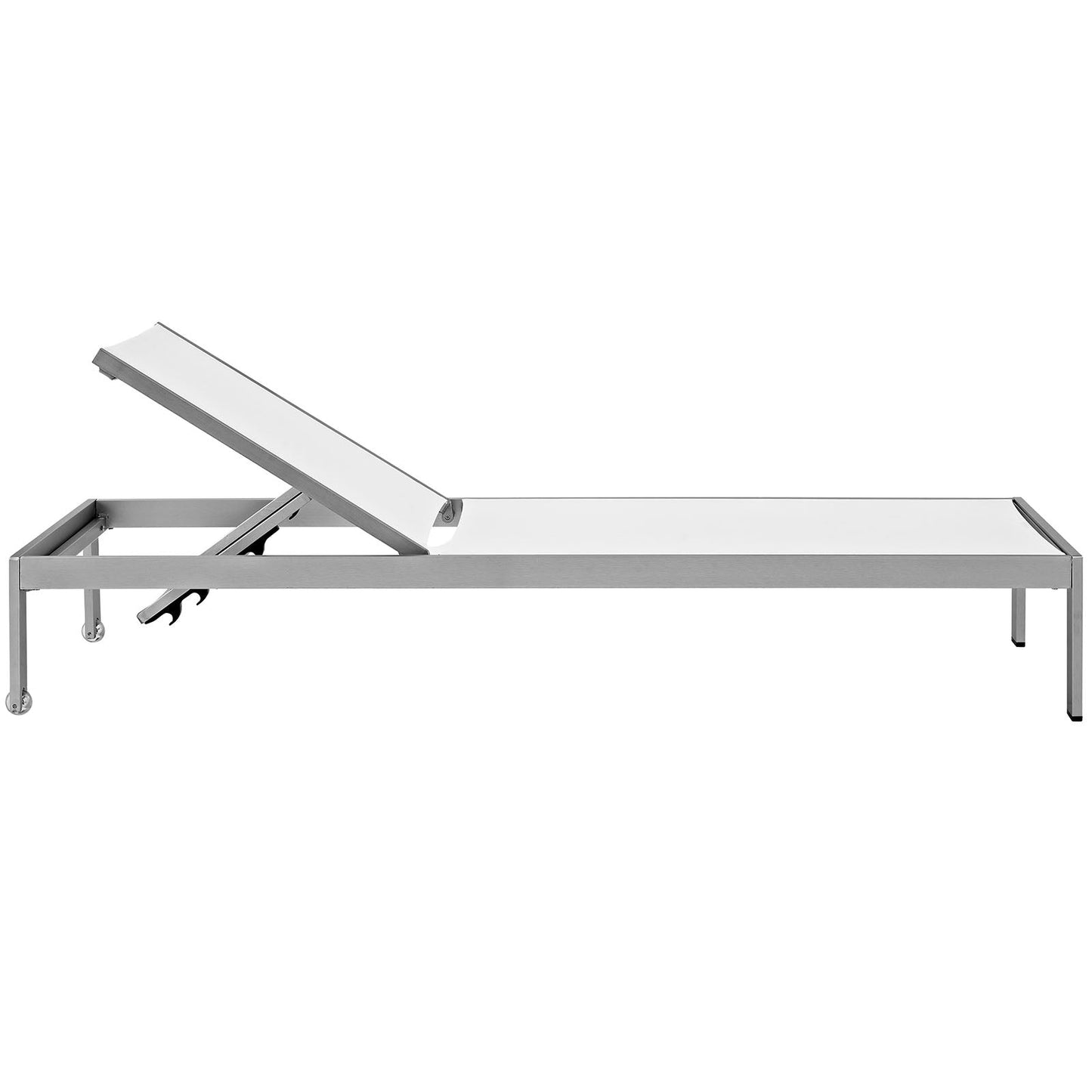 Modway Shore Outdoor Chaise Lounge Set, 6-Piece Aluminum Patio Collection