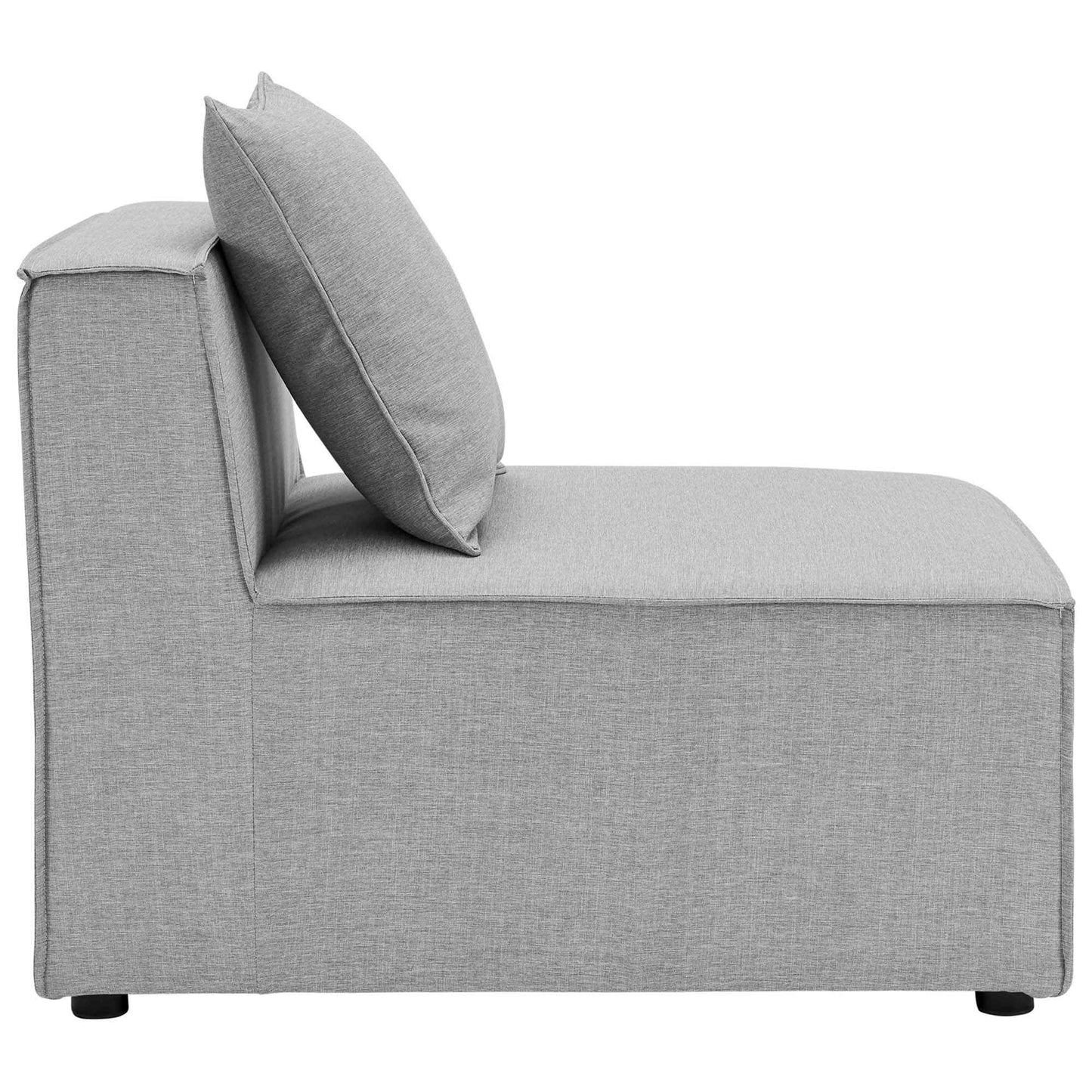 Elegant Patio Sectional Sofa - Saybrook 8-Piece Outdoor Upholstered Sofa by Modway