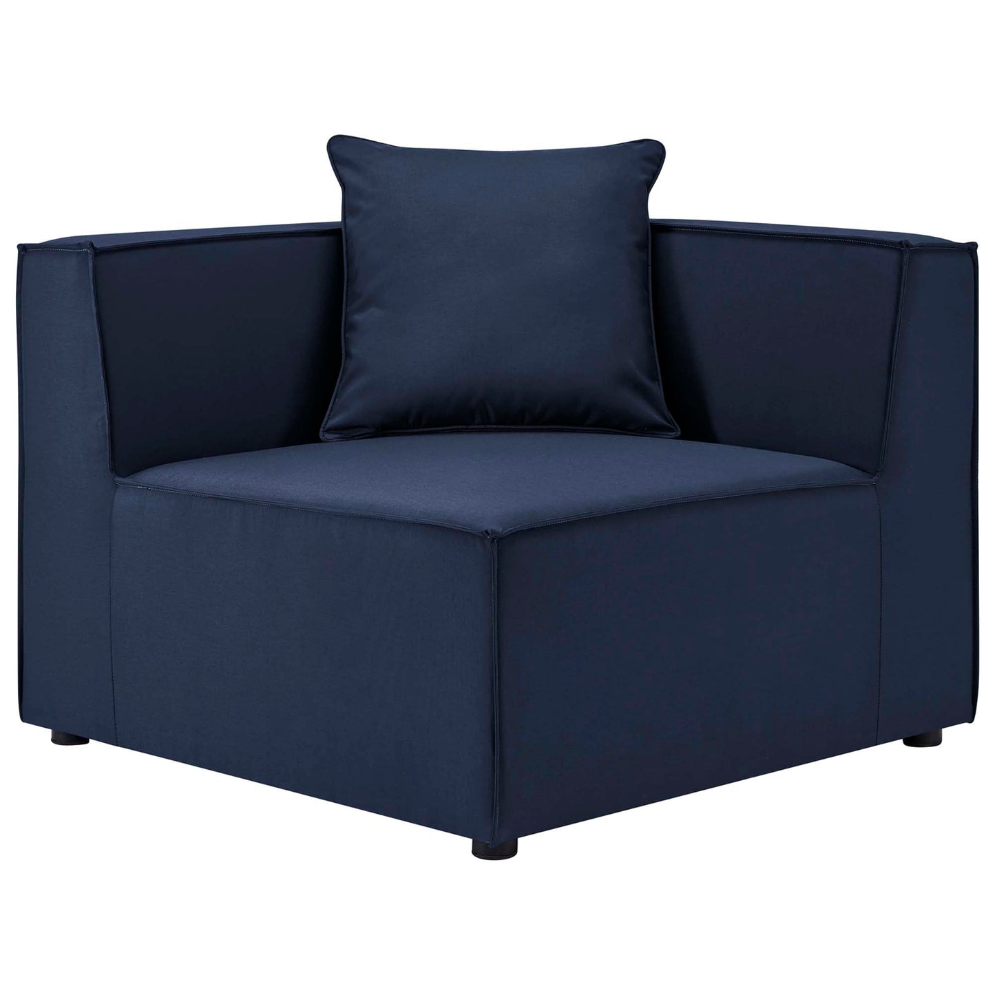 Elegant Patio Sectional Sofa - Saybrook 8-Piece Outdoor Upholstered Sofa by Modway