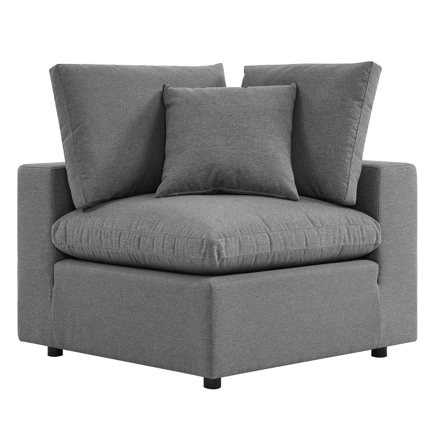 Elegant Patio Outdoor Sectional Sofa Set by Modway, Stylish 5-Piece Furniture for Patios