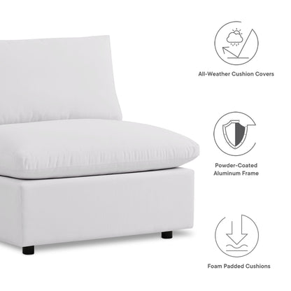 Elegant Patio Outdoor Sectional Sofa Set by Modway, Stylish 5-Piece Furniture for Patios
