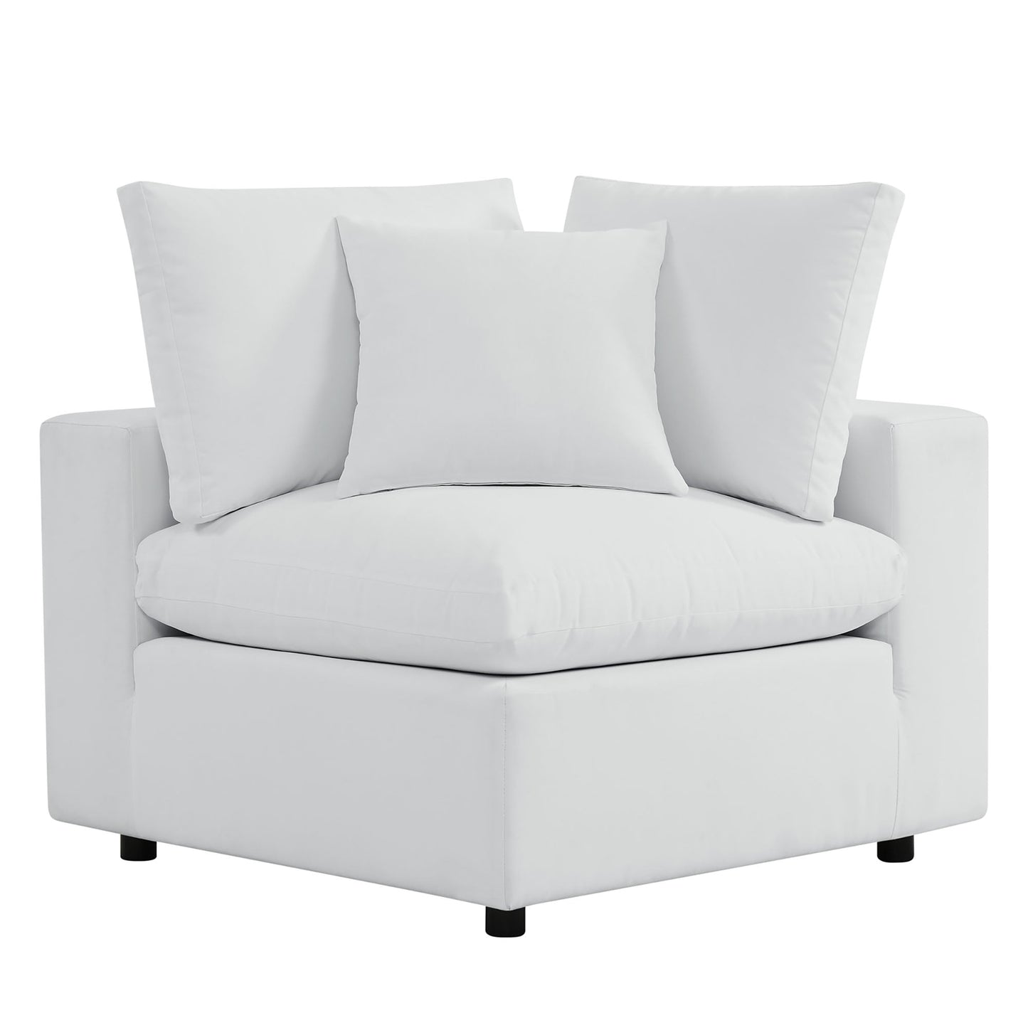 Elegant Patio Sectional Sofa - Saybrook 8-Piece Outdoor Upholstered Sofa by Modway