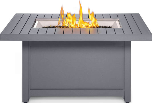 Patioflame Table - Elegant Patio Hamptons Rectangle Fire Table