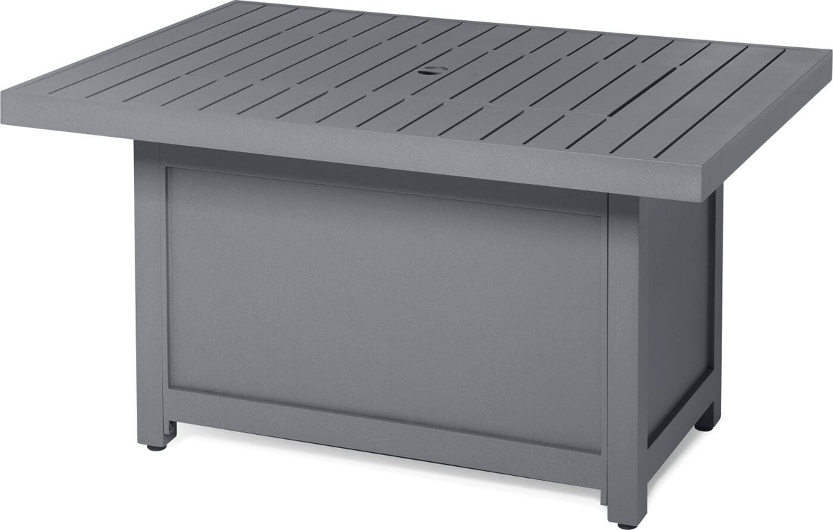 Patioflame Table - Elegant Patio Hamptons Rectangle Fire Table