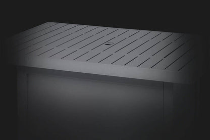 Patioflame Table - Elegant Patio Hamptons Rectangle Fire Table