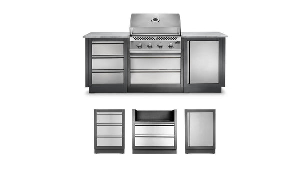 Patio Outdoor Kitchen Gas Grill - elegant patio OASIS™ 100 with Built-in 500 Series 32" Grill
