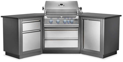Patio Outdoor Kitchen Grill - elegant patio OASIS™ 200 with Built-in 700 Series 32" Gas Grill