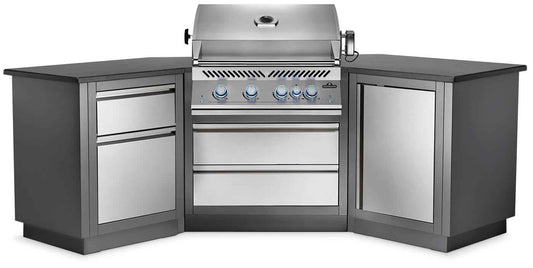 Patio Outdoor Kitchen Grill - elegant patio OASIS™ 200 with Built-in 700 Series 32" Gas Grill