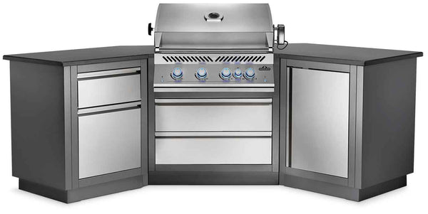 Patio Outdoor Kitchen Grill - elegant patio OASIS™ 200 with Built-in 700 Series 32" Gas Grill