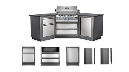 Patio Outdoor Kitchen Grill - elegant patio OASIS™ 200 with Built-in 700 Series 32" Gas Grill