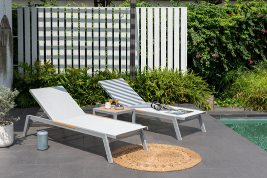 Panama Light Duo Coffee Set & Sun Loungers - 3pc