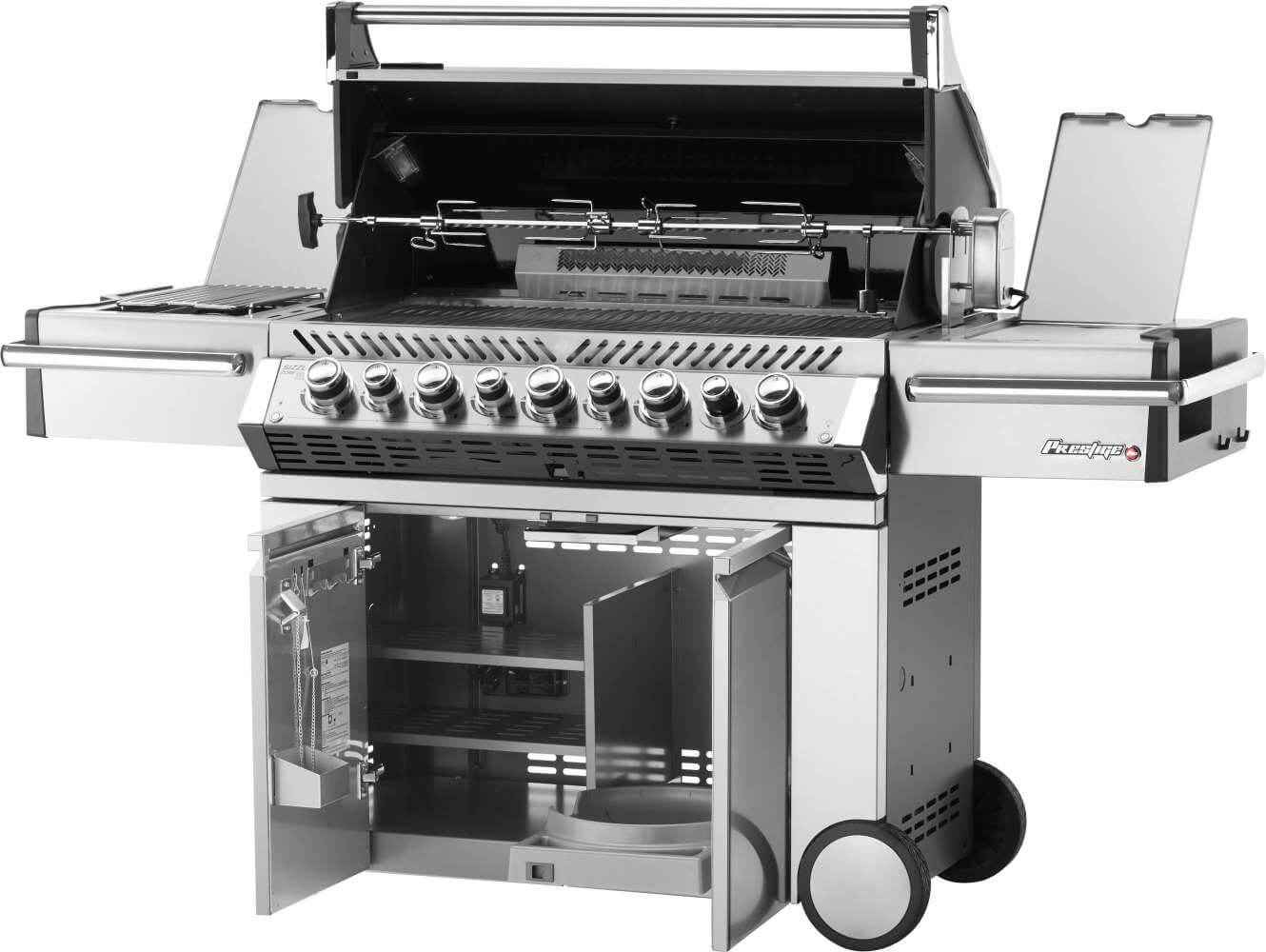 Elegant Patio Gas Grill Prestige PRO 665 RSIB with Infrared Side and Rear Burners