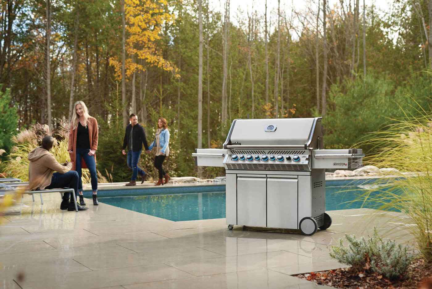 Elegant Patio Gas Grill Prestige PRO 665 RSIB with Infrared Side and Rear Burners