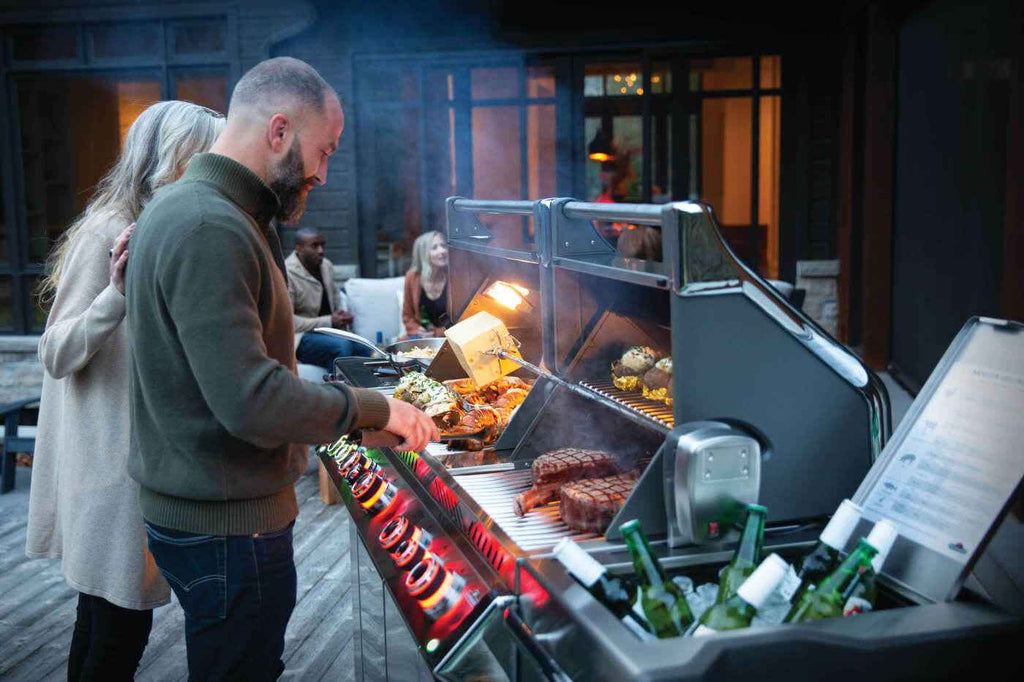 Elegant Patio Gas Grill Prestige PRO 825 RSBI with Power Side Burner and Infrared Features